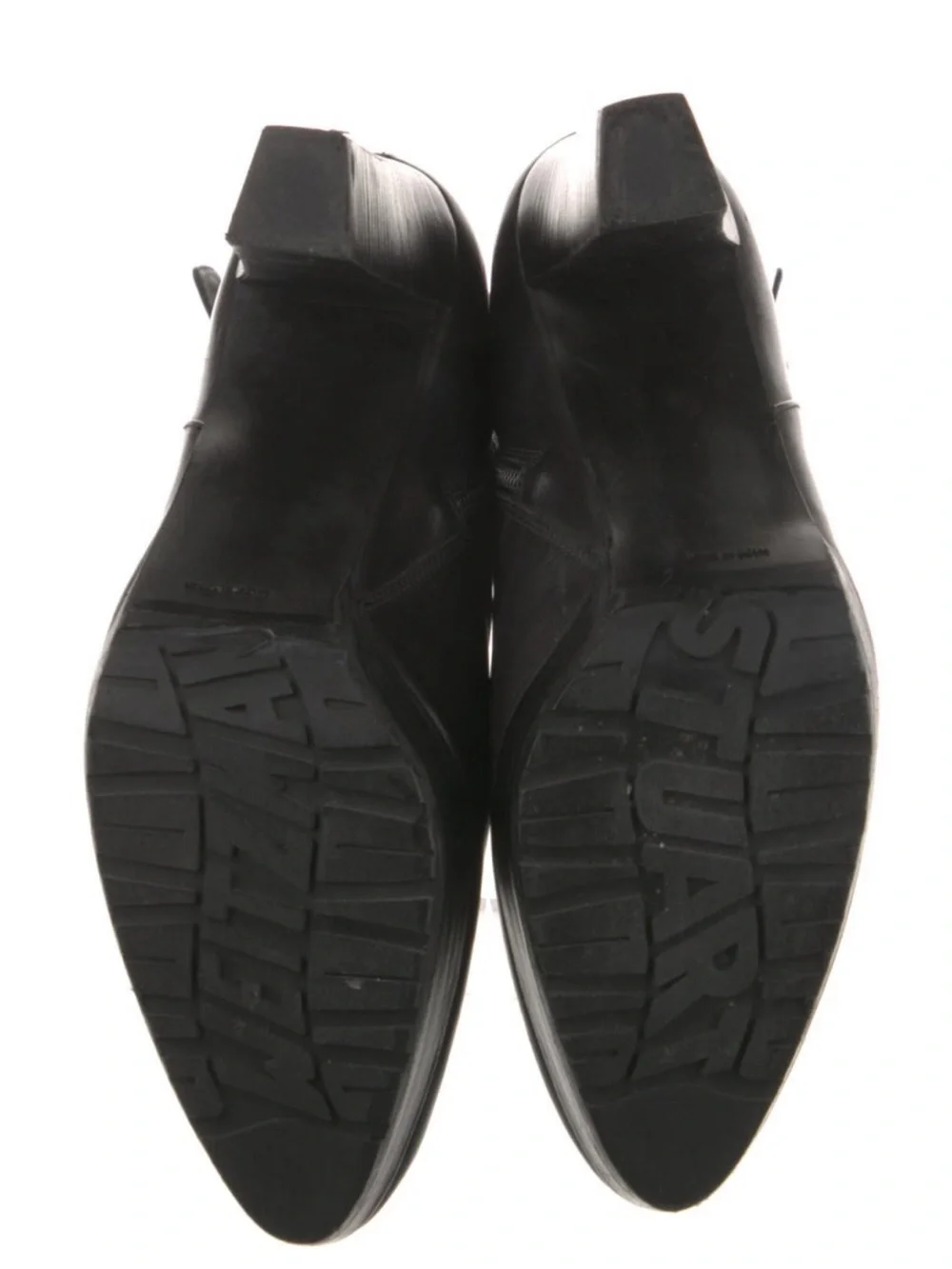 STUART WEITZMAN Y2K Black Studded Knee-High Buckle Boots - Women’s 6.5